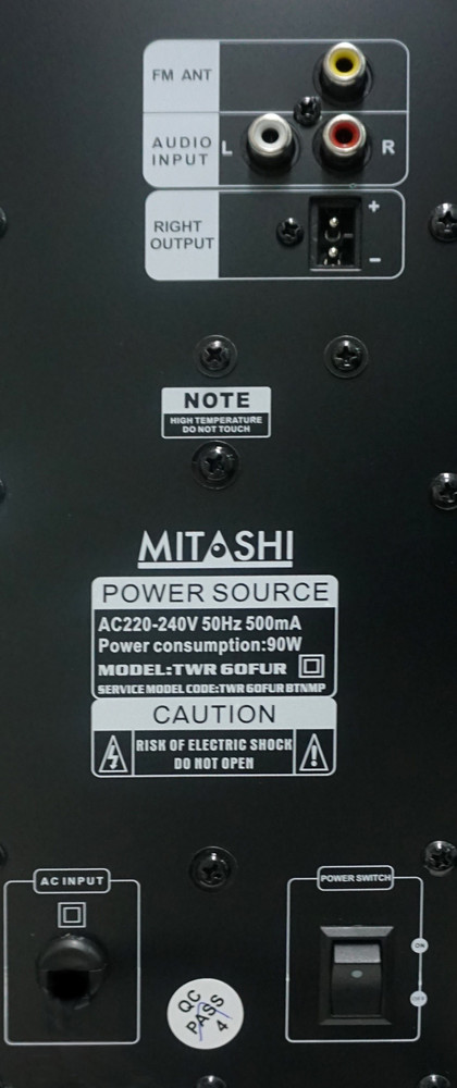 Mitashi deals twr 60fur