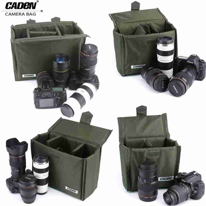 CADeN Foldable Shockproof Partition Padded Camera Bags SLR DSLR