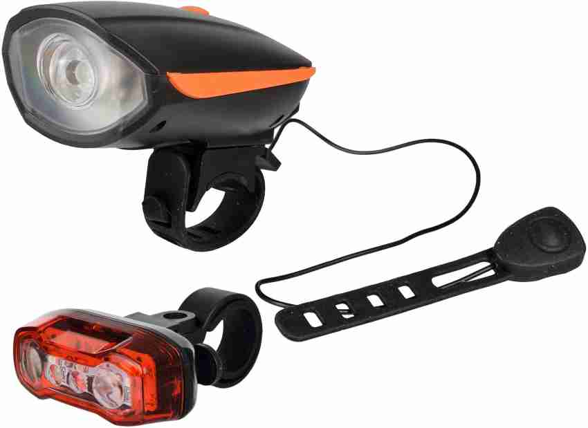 Dark Horse Bicycle 3 Mode LED USB Front Light & Horn & 1 Watt LED Battery  Twin Eye Red & Blue Lights Orange LED Front Rear Light Combo - Buy Dark  Horse