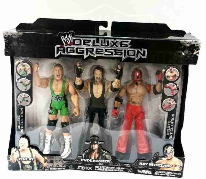 WWE Jakks Pacific Deluxe Aggression Finlay Undertaker Rey Mysterio