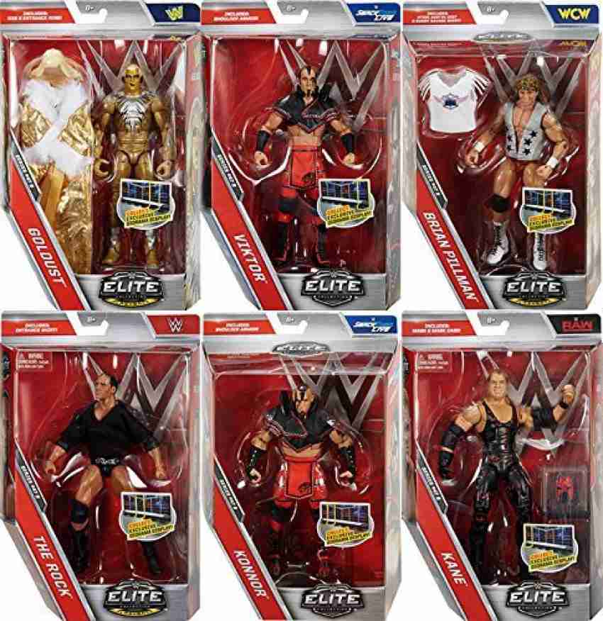 WWE Elite 47.5 Complete Set Of 6 Mattel Toy Wrestling Action 