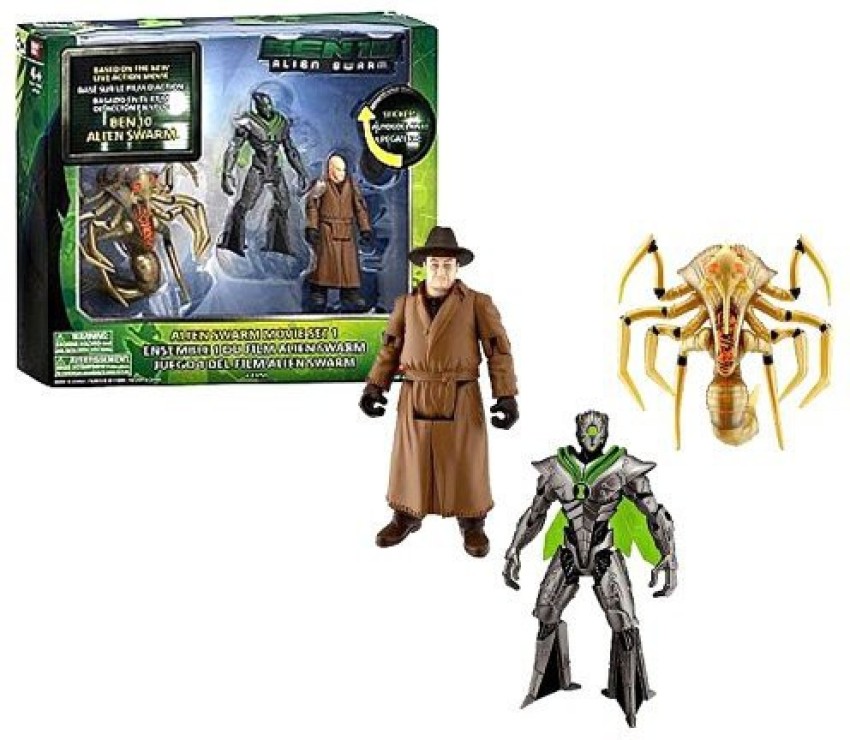 NEW Ben 10 - ALIEN SWARM MOVIE SET 1 - Queen VALIDUS Nanomech 4 Action  Figures