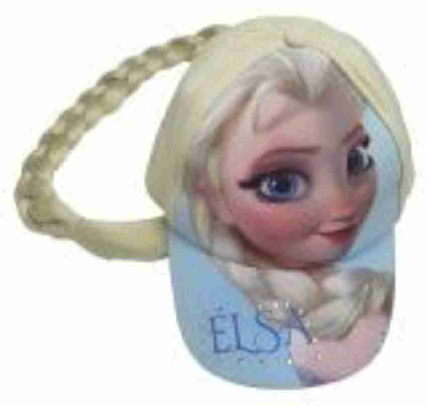 DISNEY Frozen Frozen Girls Elsa Braid Baseball Hat Blue White Hats