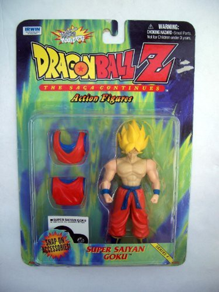 Dragon Ball Z 5 Ss Goku W Snap On Accessories Irwin Toys 5 Ss