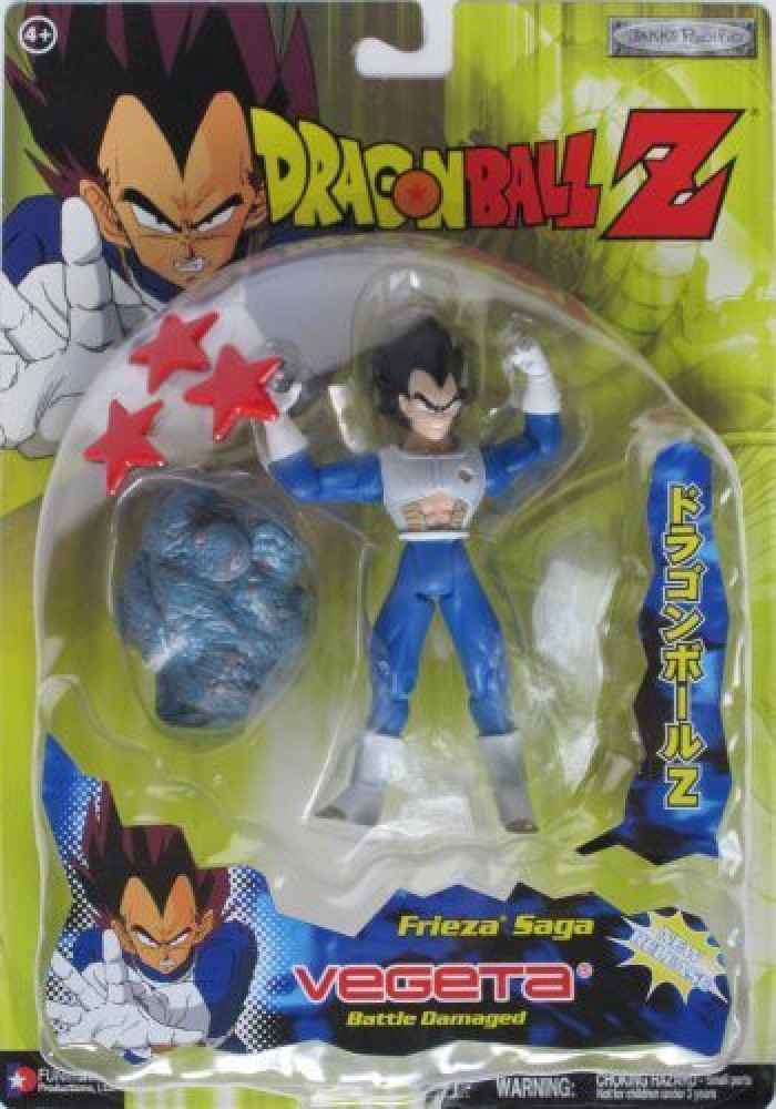 Dragon Ball Z Battle Damaged Vegeta Figure Frieza Saga Jakks