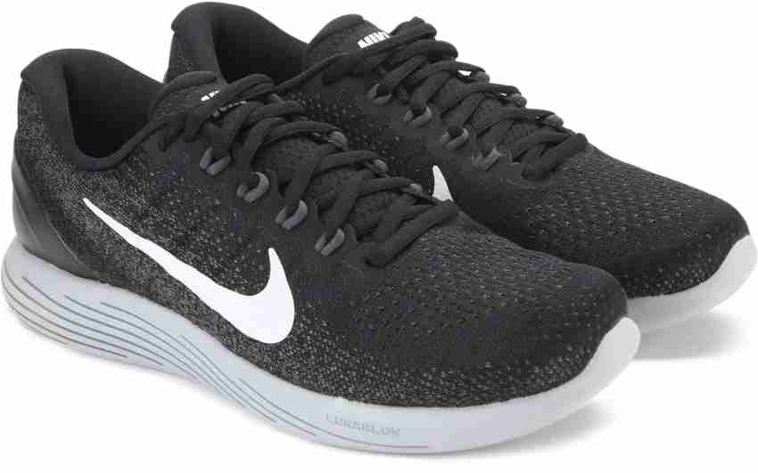 NIKE LUNARGLIDE 9 Running Shoes For Men Buy BLACK WHITE DARK GREY WOLF GREY Color NIKE LUNARGLIDE 9 Running Shoes For Men Online at Best Price Shop Online for Footwears in India