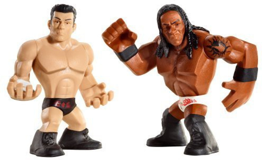 MATTEL Wwe Rumblers Booker T And Cody Rhodes Figure 2 Pack Toys
