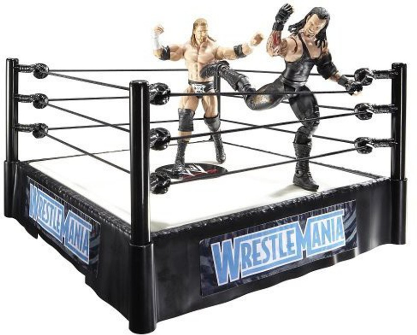 MATTEL Wwe Wrestlemania Superstar Ring With 2 Figures Undertaker And Triple H - Wwe Wrestlemania Superstar Ring With 2 Figures Undertaker And Triple H . Buy WWE Wrestler toys in India. shop MATTEL Wwe Wrestlemania Superstar Ring With 2 Figures Undertaker And Triple H - Wwe Wrestlemania Superstar Ring With 2 Figures Undertaker And Triple H . Buy WWE Wrestler toys in India. shop