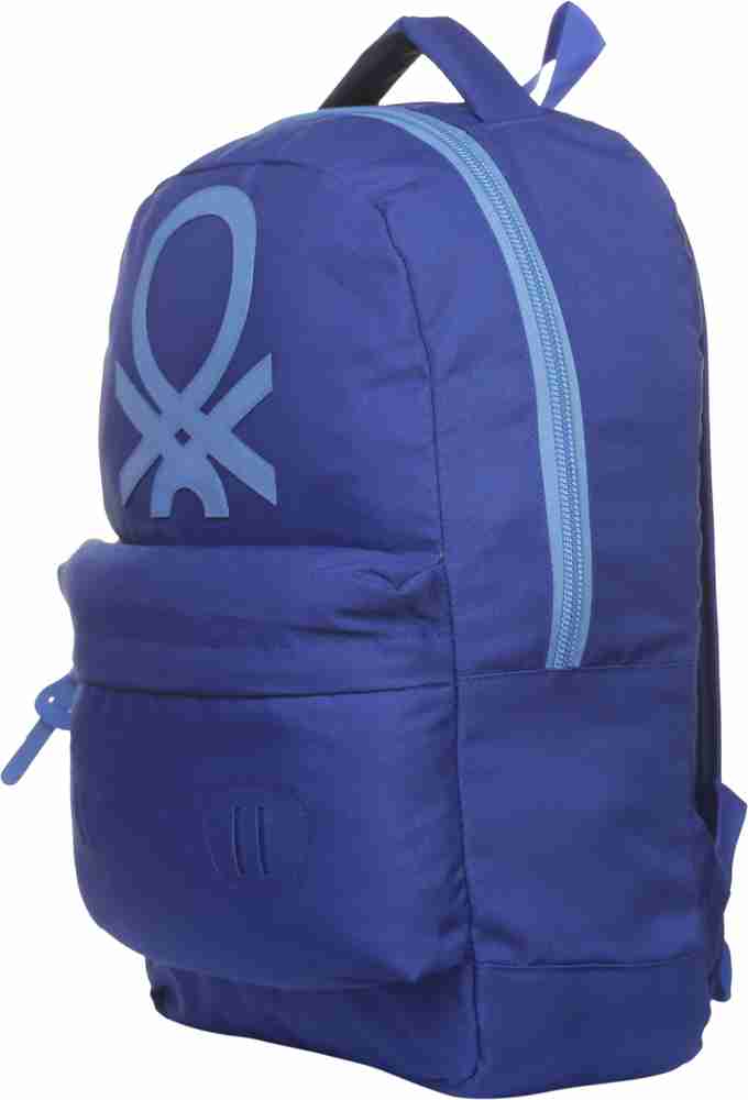 United Colors of Benetton Big Logo 15 L Backpack Blue Price in