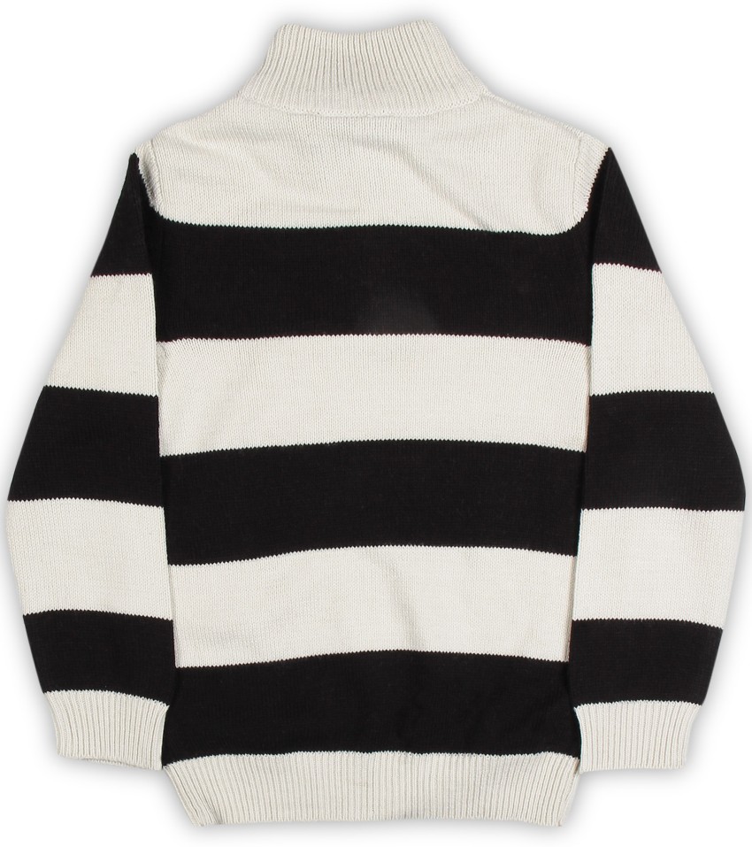 The Children s Place Striped Turtle Neck Casual Boys Beige Sweater