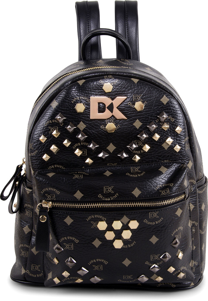 Diana Korr DK138BBLK 2.5 L Backpack Black Price in India Flipkart