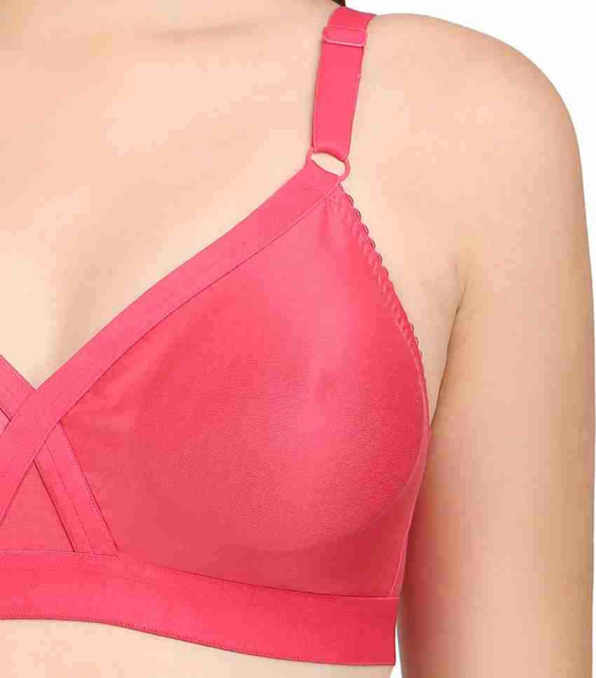 Buy Bodycare Pack of 2 B-C-D Cup Bra In Pink Colour online