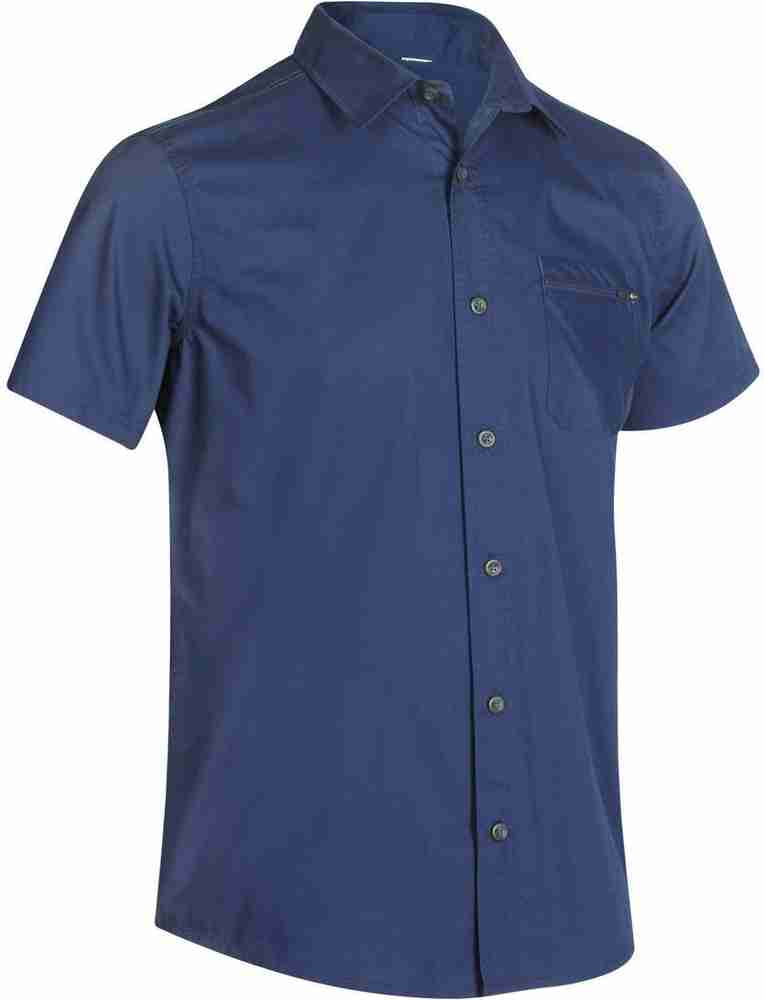 QUECHUA by Decathlon Men Solid Sports Blue Shirt Buy QUECHUA by Decathlon Men Solid Sports Blue Shirt Online at Best Prices in India Flipkart