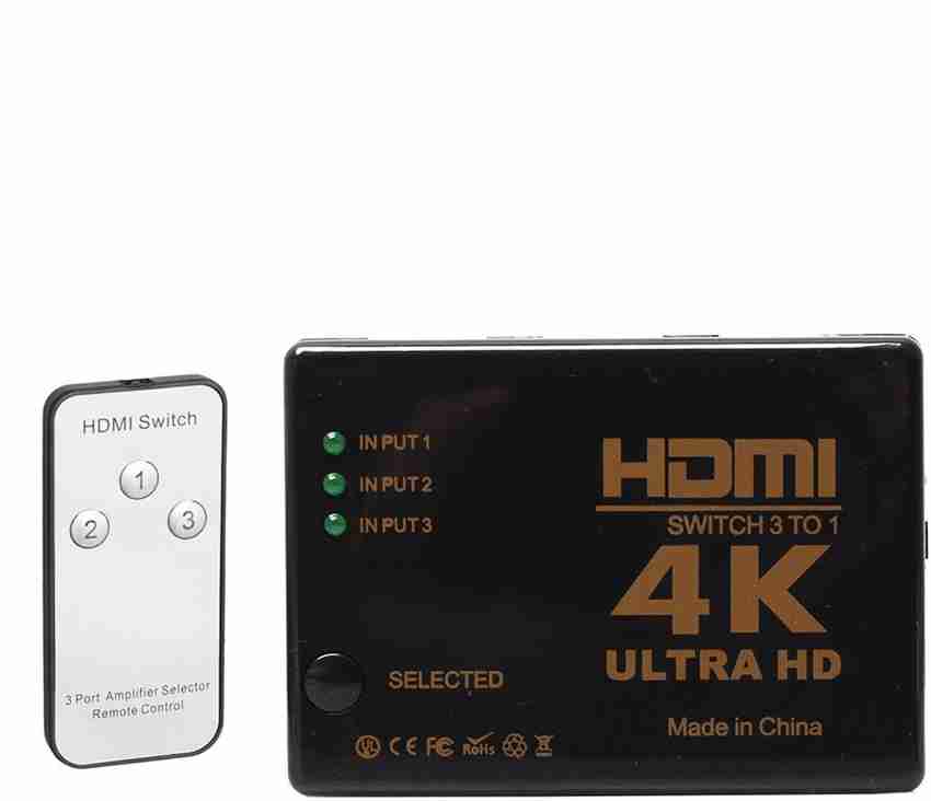 Hdmi switch 3 to 1 4k ultra hd 2025