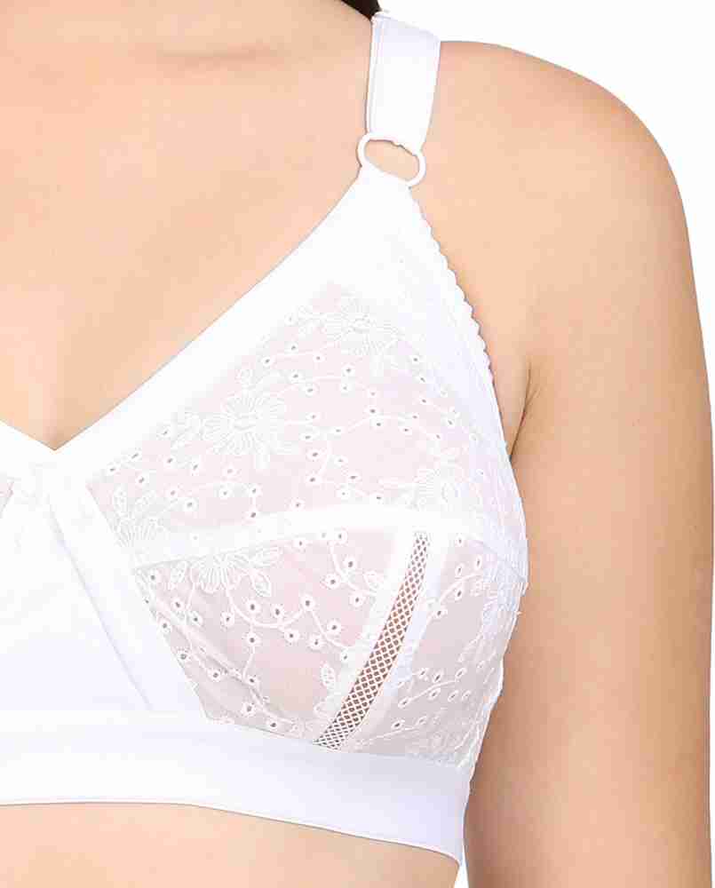 BODYCARE Women's Cotton Padded Bra (Pack of 1) White : : Fashion