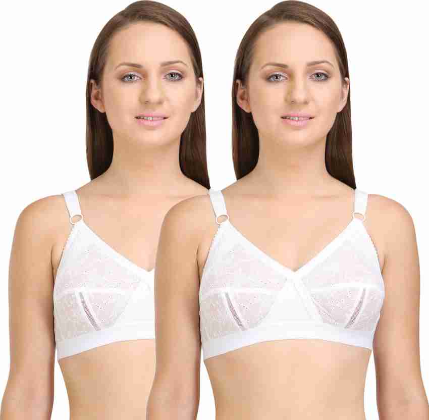 Bodycare cotton blend wirefree adjustable straps comfortable non padded  bra-6591W