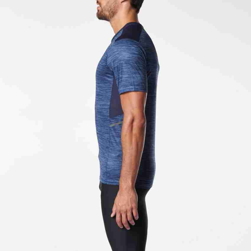 Decathlon KALENJI Printed Men Round Neck Blue T Shirt Buy