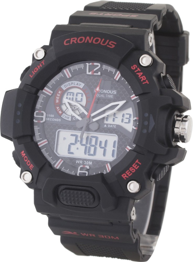 Cronous Analog Digital Watch For Men Buy Cronous Analog Digital Watch For Men CR06 Online at Best Prices in India Flipkart