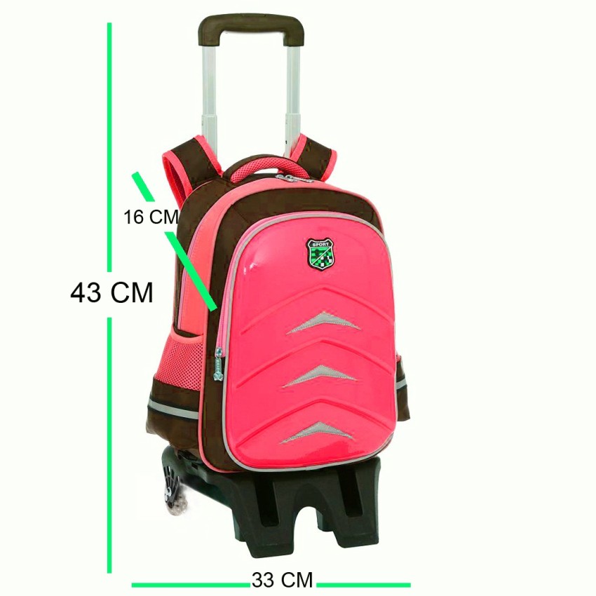 Amazon.com | MITOWERMI Rolling Backpack for Girls Cute Trolley Bags Primary  School Bookbags with Wheels Kids Carry-On Wheeled Backpack with Lunch Bag |  Kids' Backpacks