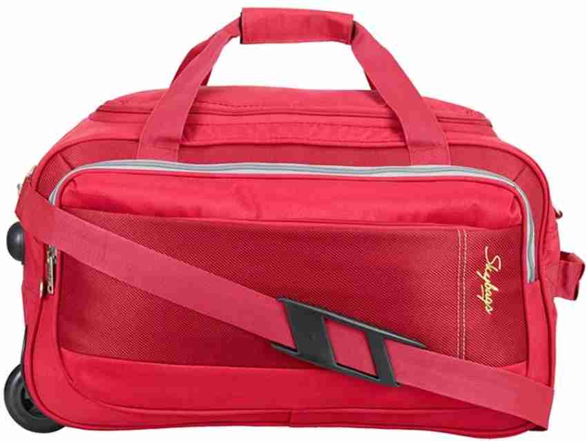 Skybags cardiff polyester 52 cheap cms red travel duffle