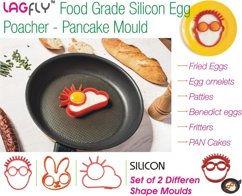 Two Divider Non-Stick Coated Egg Pan