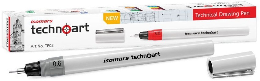 Technoart Fineliner Technical Drawing Pens - Isomars