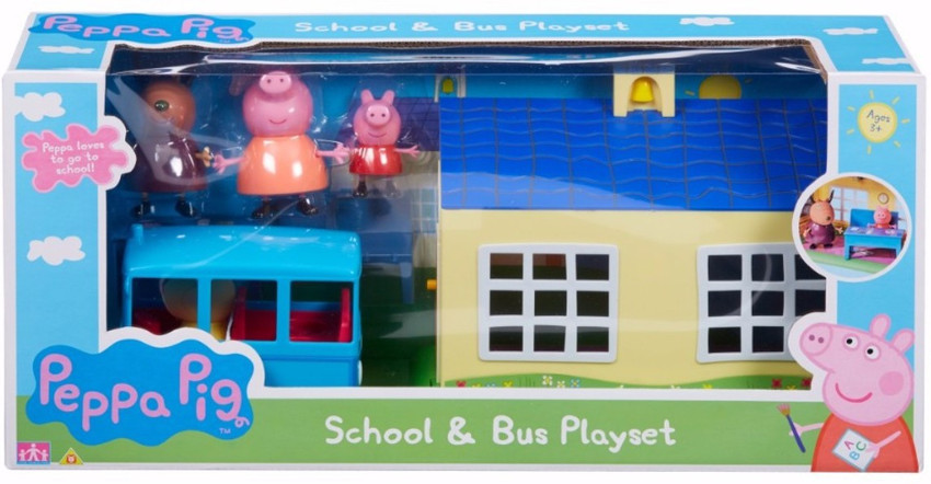 Peppa pig school bus toy 2025