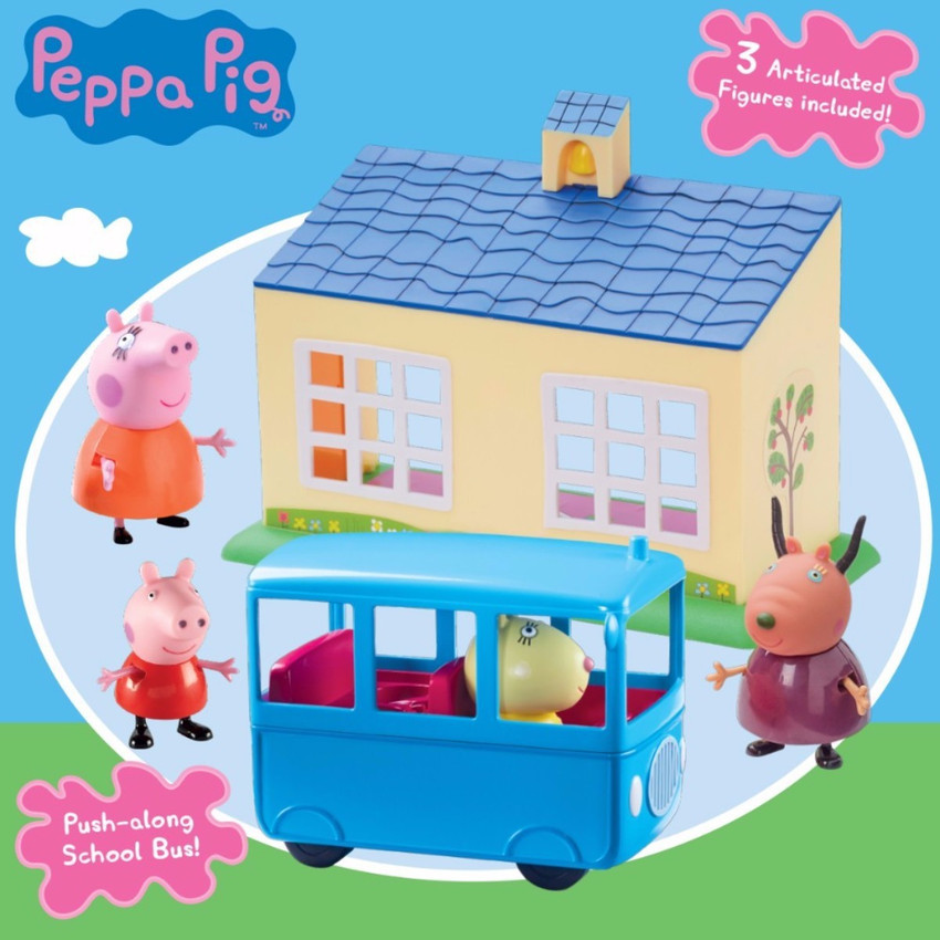 Peppa pig back 2025 to school playset