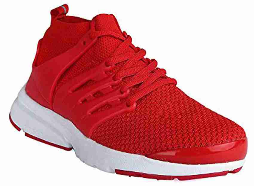 Air shoes red colour hot sale