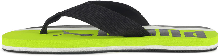 PUMA Men Robby Slippers Buy Black Limepunhc White Color PUMA Men Robby Slippers Online at Best Price Shop Online for Footwears in India Flipkart