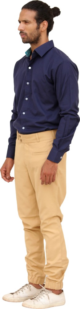 Mango High Waisted Belted Trousers Khaki 4