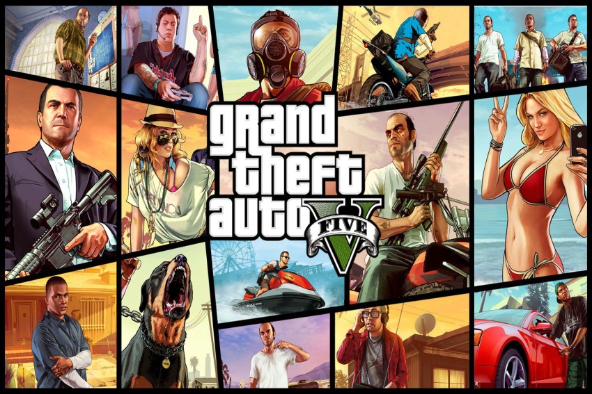 Poster Cartaz Jogo Grand Theft Auto V Gta 5 O - Pop Arte Poster - Pôster -  Magazine Luiza