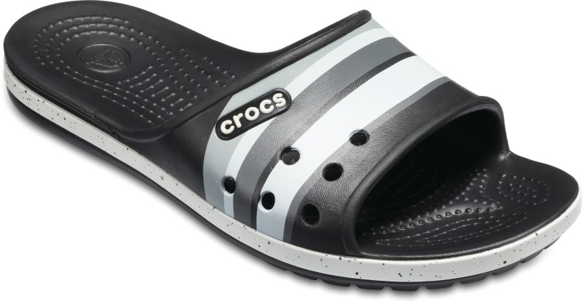 Mens discount crocs sliders