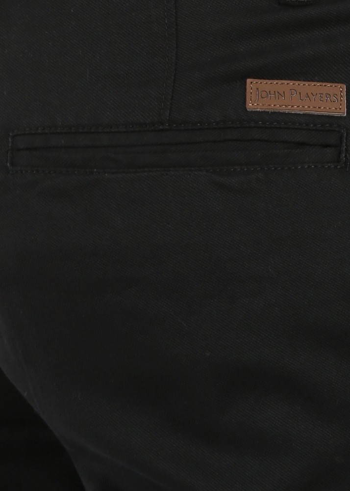 Buy Charcoal Black Trousers & Pants for Men by JOHN PLAYERS Online