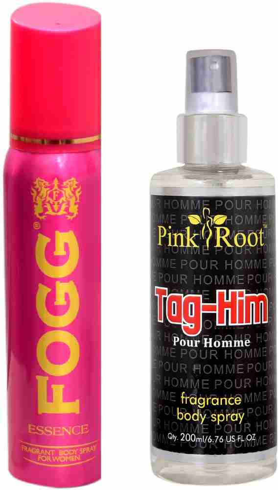 FOGG Essence Fragrant Body Spray for Women 100ml and Pink