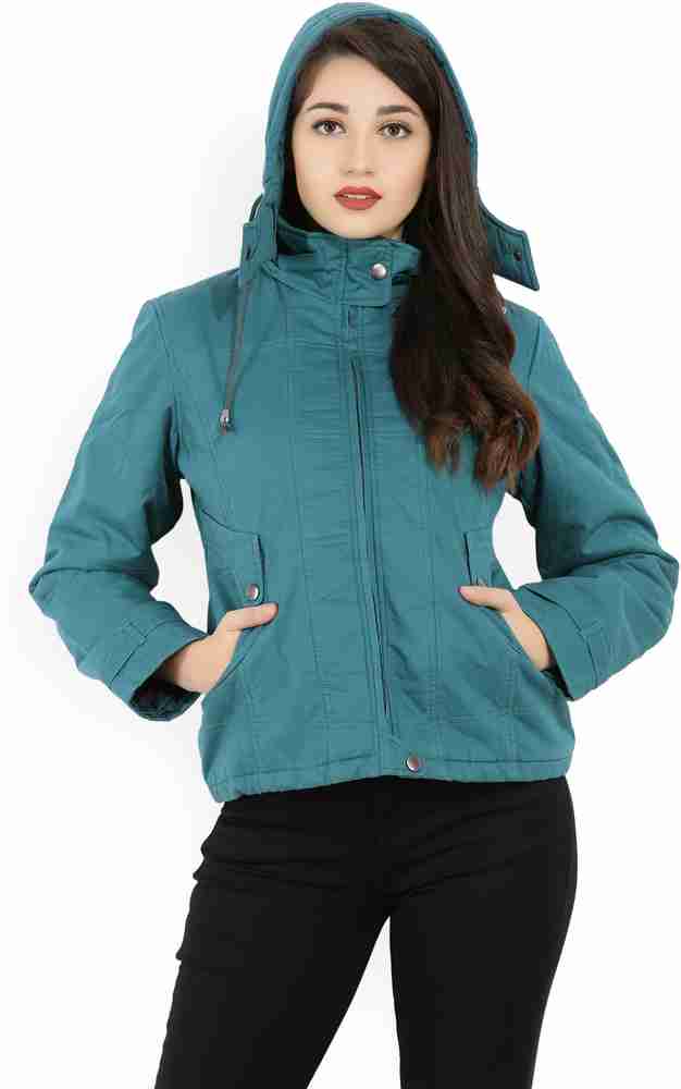 Fort Collins Full Sleeve Solid Women Jacket Buy SEA GREEN Fort