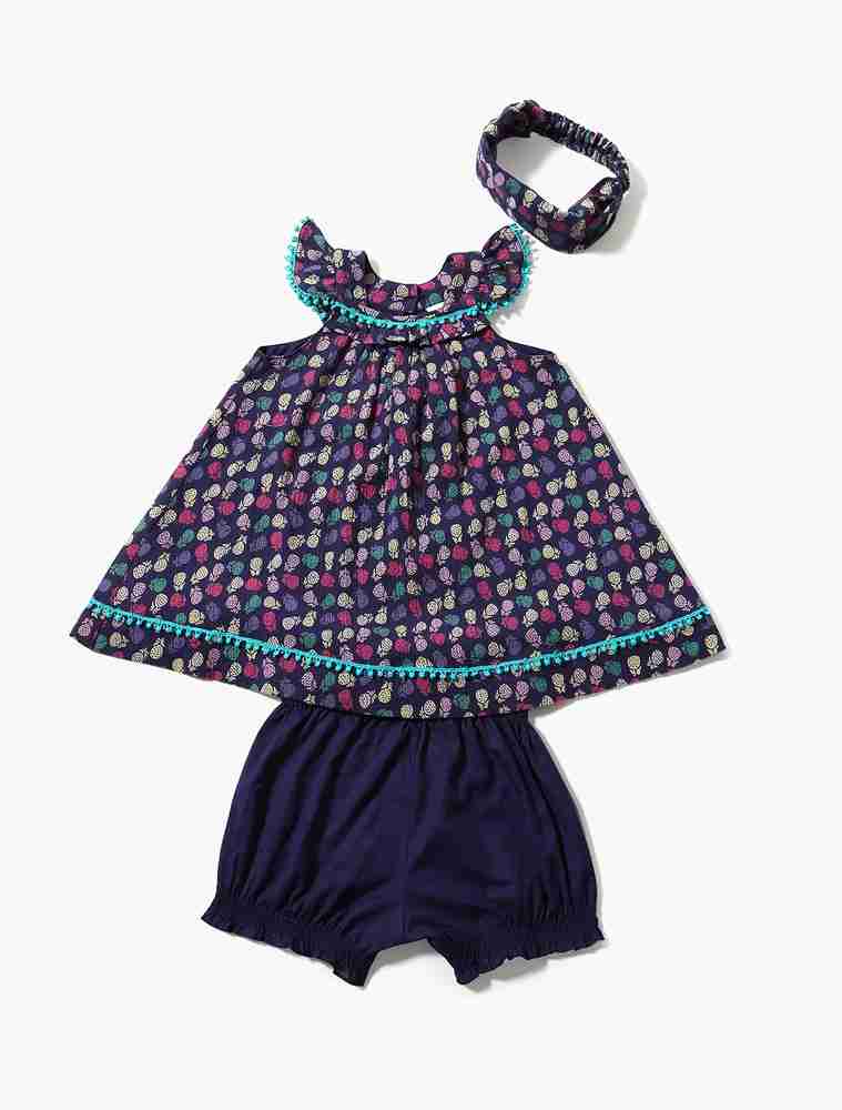 Baby frock with hair band online