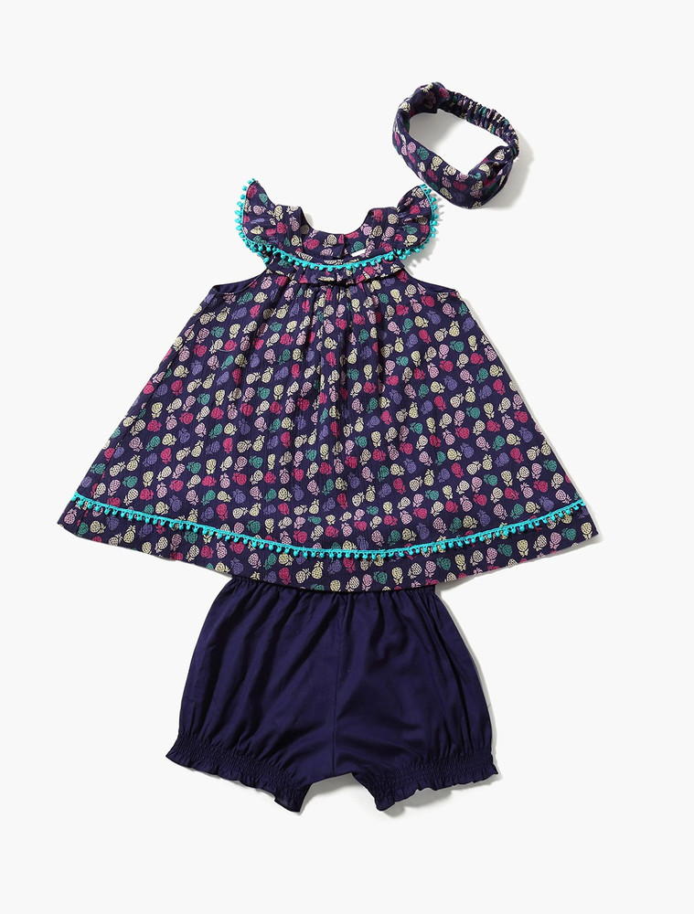Baby frock hot sale with hair band