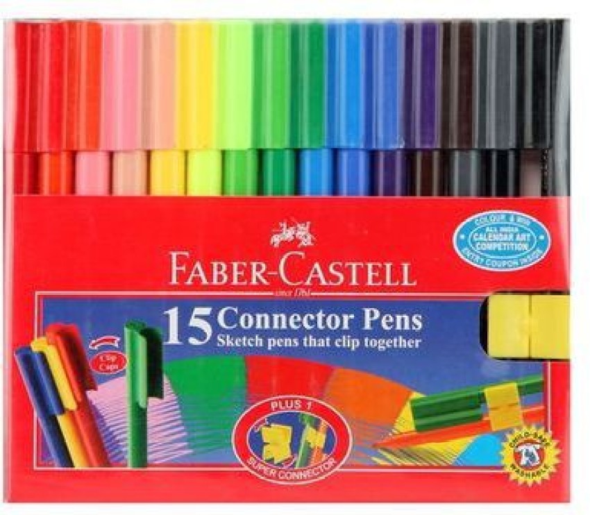 20 Faber Fineliner Pen Set Fine Liner Colouring Fineliners Assorted Colours  L150