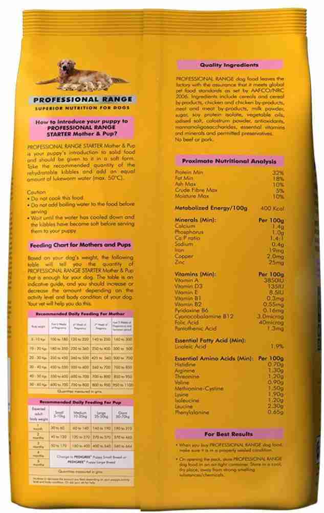 Pedigree starter mother clearance & pup 1.2 kg