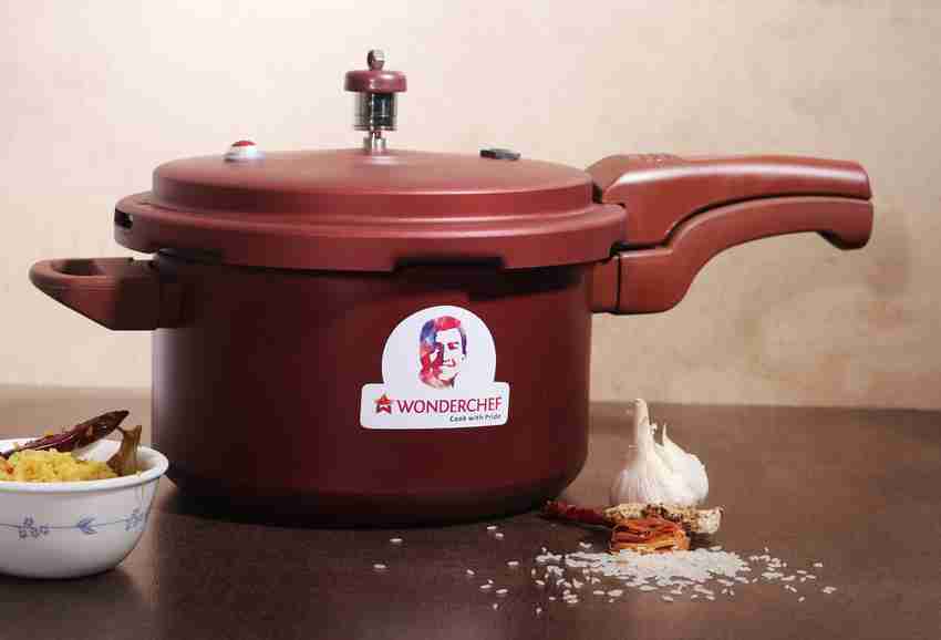 WONDERCHEF Health Guard 5 L Outer Lid Induction Bottom Pressure Cooker Price in India Buy WONDERCHEF Health Guard 5 L Outer Lid Induction Bottom Pressure Cooker online at Flipkart