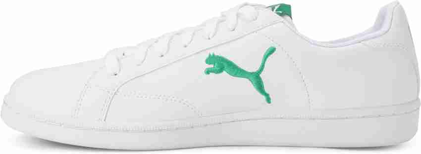 PUMA Smash Cat L Sneakers For Men Buy Puma White Verdant Green Color PUMA Smash Cat L Sneakers For Men Online at Best Price Shop Online for Footwears in India