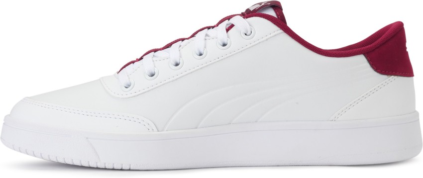 Puma court breaker l best sale white sneakers