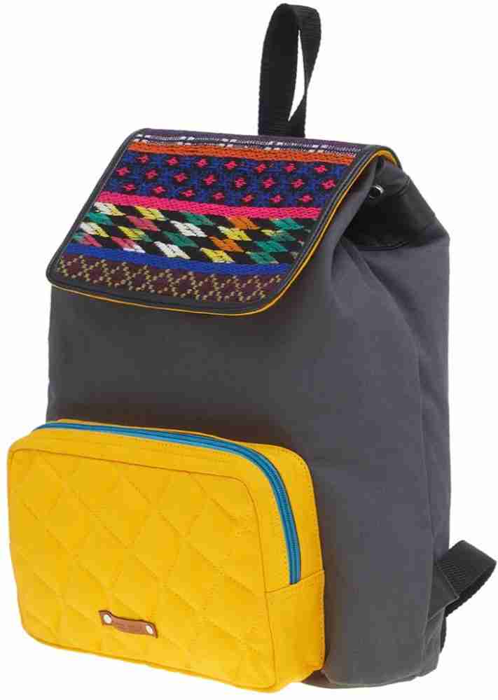 Flipkart Lemon Trunk Quied Pocket Jacquard flap Color Block