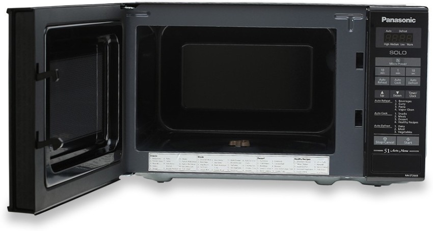 panasonic 20 l solo microwave oven nn st266bfdg black