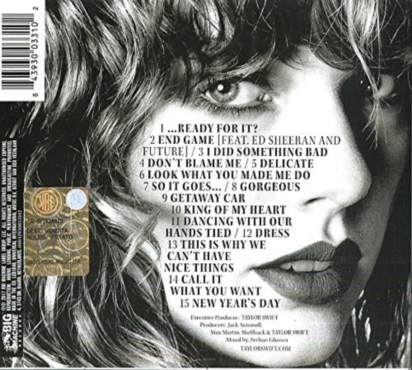 Reputation Taylor Swift Audio CD Standard Edition Price in India - Buy  Reputation Taylor Swift Audio CD Standard Edition online at