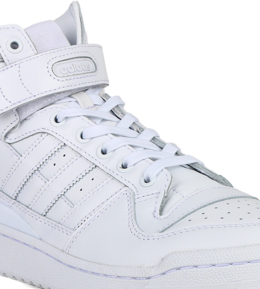 ADIDAS ORIGINALS FORUM MID REFINED Sneakers For Men Buy FTWWHT FTWWHT SILVMT Color ADIDAS ORIGINALS FORUM MID REFINED Sneakers For Men Online at Best Price Shop Online for Footwears in India