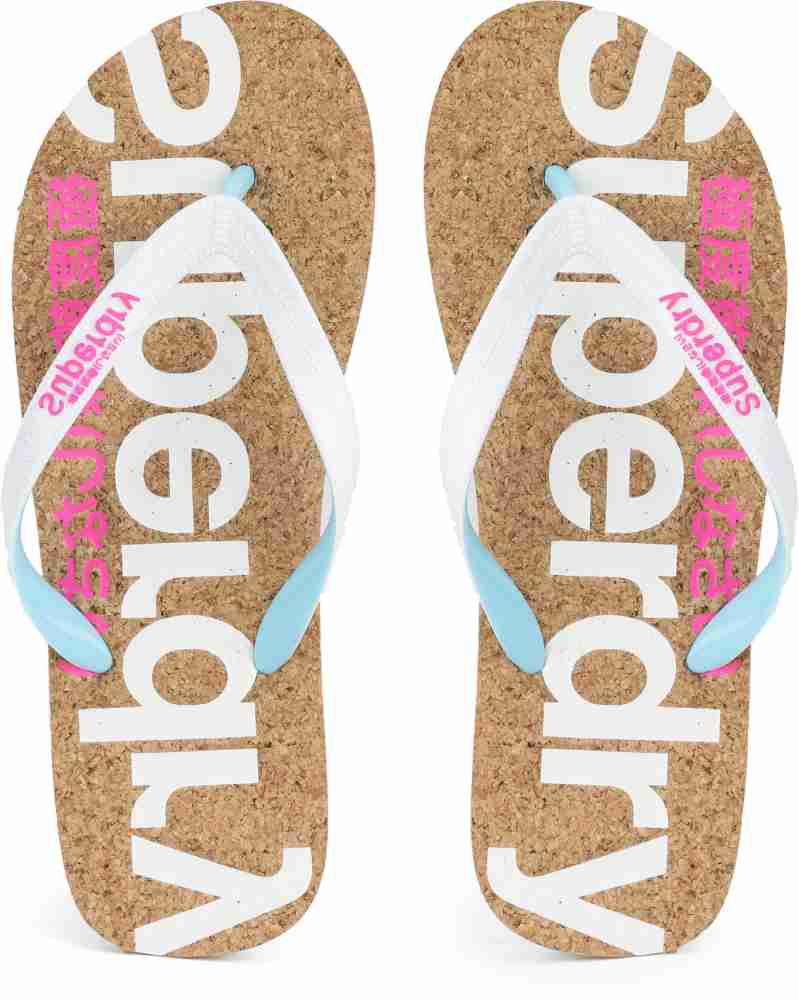 Superdry Women CORK COLOUR POP FLIP FLOP Flip Flops Buy White