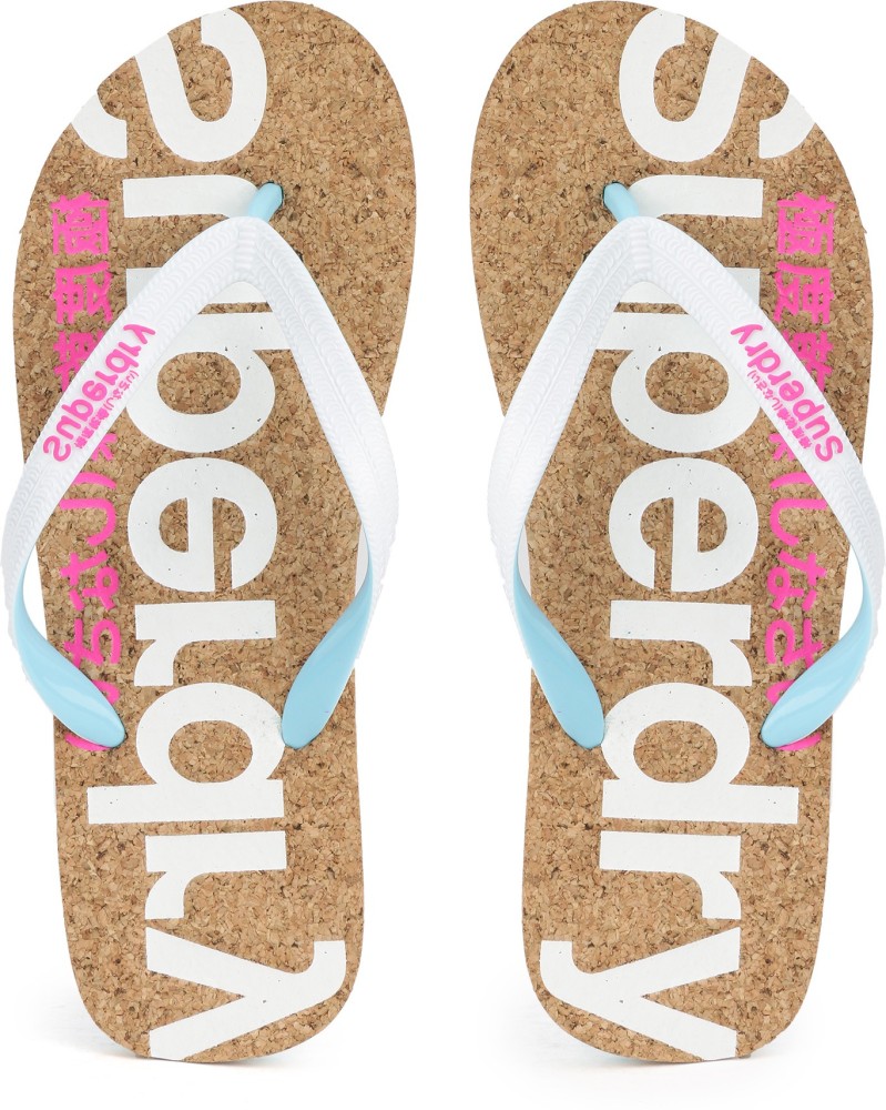 Superdry Women CORK COLOUR POP FLIP FLOP Flip Flops Buy White