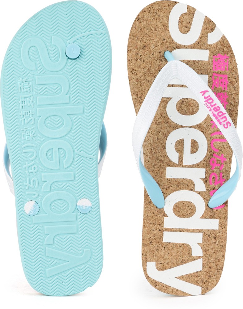 Superdry Women CORK COLOUR POP FLIP FLOP Flip Flops Buy White